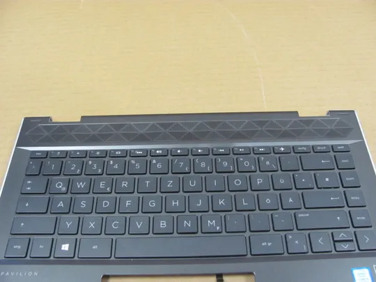 826-31 Кришка панель палмрест 4600e81200011 з клавіатурою L12550-041 9Z.NF2BW.10G  для HP Pavilion X360 14-CD 14M-CD  оригінал З аукціону