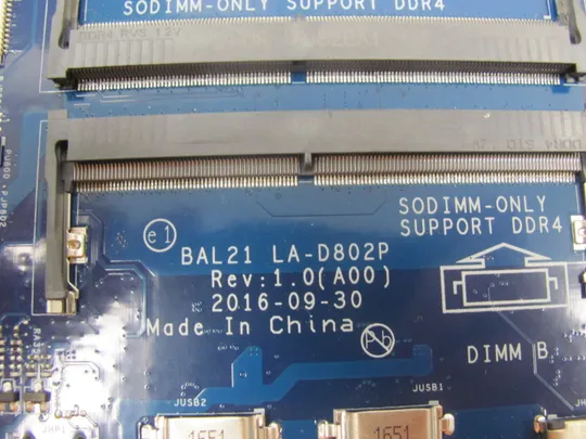 ногмер0205-1 материнська плата,Mainboard,Материнка,Основна плата,Системна плата,Плата системи,Laptop motherboard,мамка, ноутбучна плата BAL21 LA-D802P i7-7200u для  Dell Inspiron 5567 5767 15 15R  Оригінал Продаж