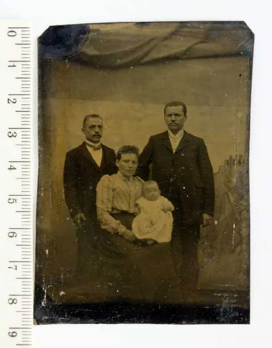 Ферротип ferrotype Родичі 1904 рік, Germany З аукціону