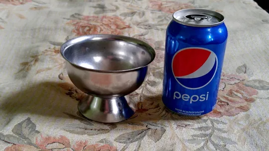 Креманка металева на ніжці нержавіюча сталь Вживане Інтернет-аукціон