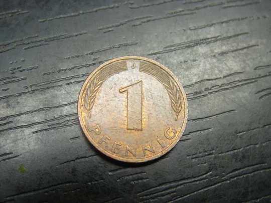 1 пфеніг ФРН 1981 J Ціна