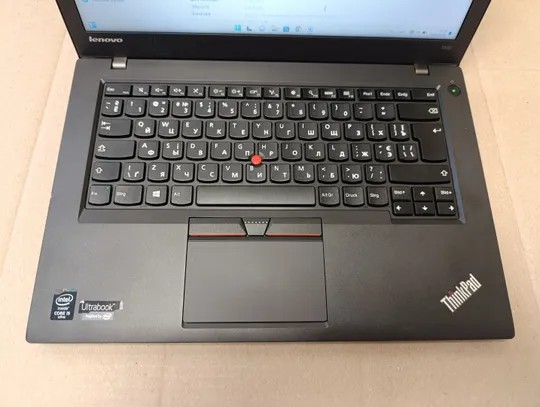 1713 Lenovo ThinkPad T450 14" HD i5 5300u 2,3Ghz / 8Gb / 128ssd / WebCam / 2 акмулятора  + БЖ Продаж