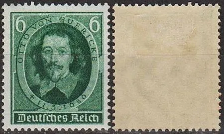 1936 - Рейх - 250  років смерті Герика Mi.608 * Ціна