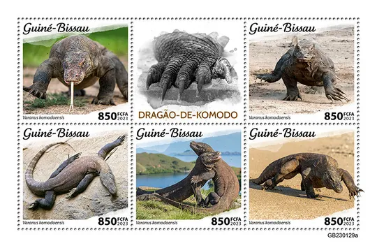 Купити Гвинея Бисау-Дракон Комод-2023.Чистый полный красивый комплект.MNH.