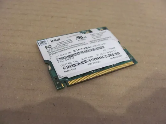 номер0189-26 ANATEL 0369-03-1096 91P7266 для Lenovo IBM T40 T41 T42 R40 X31 оригінал Ціна