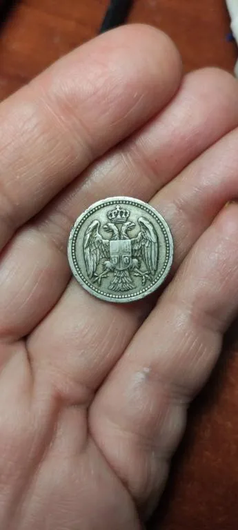 Монета 10 пара 1912 год королевство Сербия kd816 З аукціону