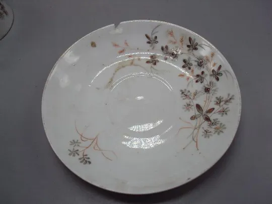 Чашка и блюдце фарфор Кузнецов кружка с блюдцем Кузнецова узор цветы лот под реставрацию №32 Характеристики