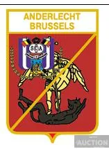 фото, значок футбол  ФК Андерлехт Брюссель  Бельгия (серия герб города и эмблема клуба)