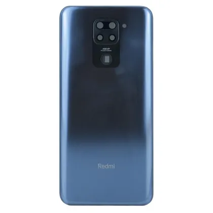 фото, Задня частина корпусу Xiaomi Redmi Note 9 / Redmi 10x Blue (з склом камери)