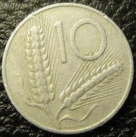 10 лір 1954 Італія Ціна