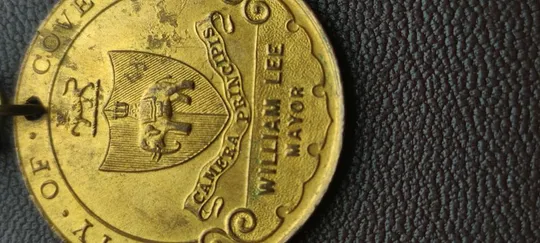 1911 год медаль коронация короля Георга Пятого и королевы Мэри, интересная медаль qm212 З аукціону