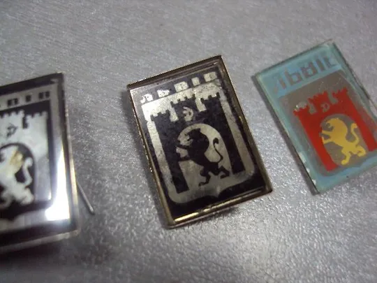 знак герб львов стекло лот 7 шт №1368 Де купити