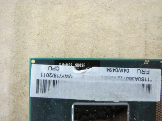 Купити Процесор Intel Core i7 2620M SR03F