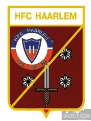 фото, значок футбол  ФК Харлем Нидерланды  (серия герб города и эмблема клуба)