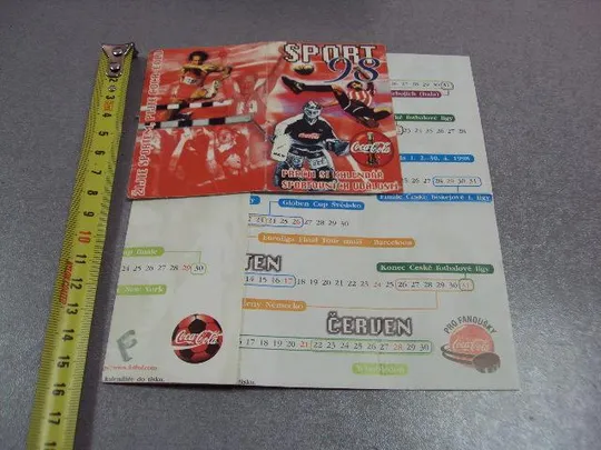 буклет календарь памятных дат 1998 чехия №5238 Ціна