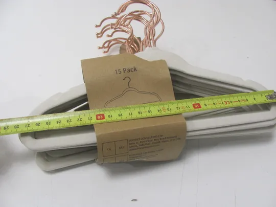 Оксамитова вішалка Badgley Mischka проти ковзання комплект 15шт (14) Продаж