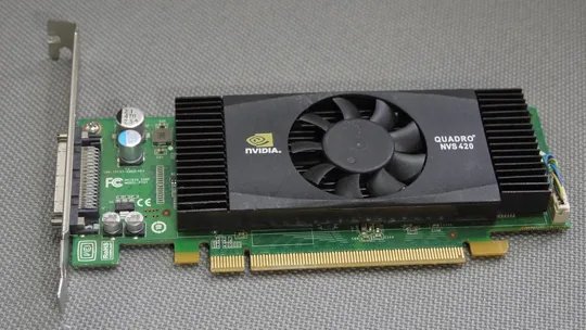 Низкопрофильная видеокарта Nvidia Quadro NVS 420 512Mb DDR3 128bit PCI-E x16 Card выход VHDCI (4 x D Вживане Ціна