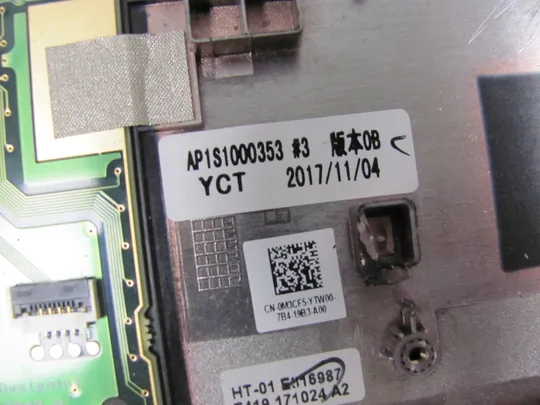 694-3 Кришка панель палмрест тачпад рамка клавіатури AP1S1000353 для Dell Latitude P40G E7480 7480 оригінал На торгах