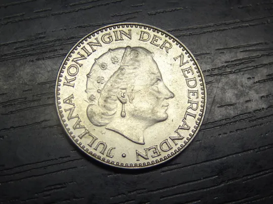 Купити 1 гульден Нідерланди 1967 нікель