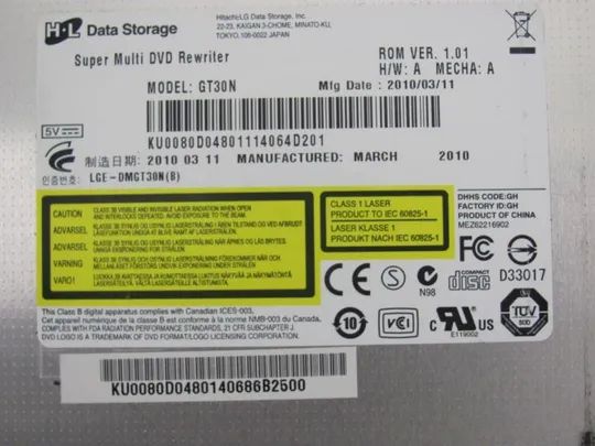 номер0117-32 DVD-привод GT30N для ACER 7745G оригінал Інтернет-аукціон