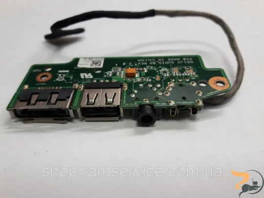 USB, Audio, e-SATA роз'єми для ноутбука Asus N61JV, *N61JV AUDIO_BD REV:2.0, б/в Ціна