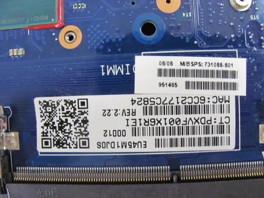 513-19 материнська плата РОБОЧА  6050A2560501  731066-601 SR1ED   i5-4300U  для HP Elitebook 820 G1  оригінал Недорого