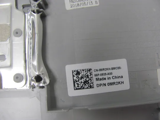 875-3 Кришка панель палмрест клавіатура 0MR2KH 0TR1PP для  DELL Inspiron 15 5570 5575 Оригінал Характеристики