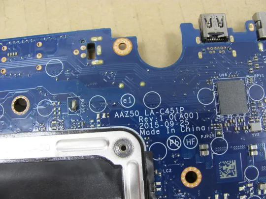 692-4  материнська плата BIOS PASS SR2F0  i5-6300U AAZ50 LA-C451P для Dell Latitude E7270 7270 оригінал Характеристики