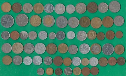 фото, Монети світу 65 шт. без повторів [M]
