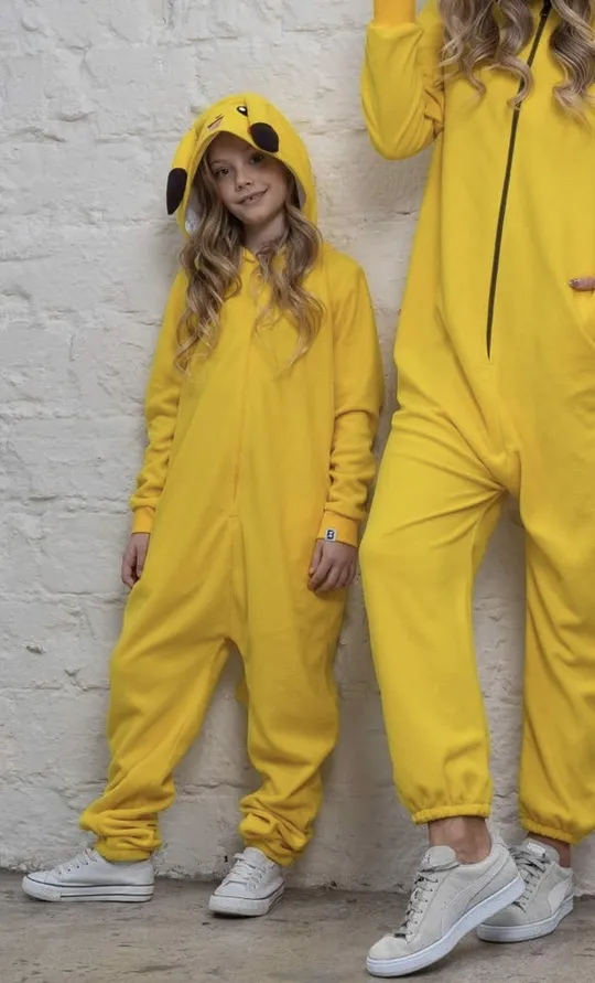 Кігурумі дитяча костюм піжама Пікачу Pikachu жовтий (80/86/92/98/104) зріст 86 см. Ціна