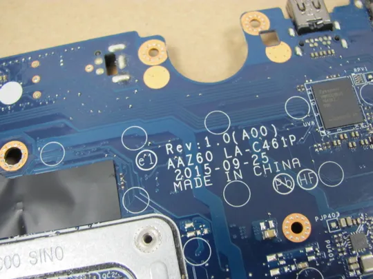 594-9  материнська плата AAZ60 LA-C461P SR2F0 i5-6300U  для Dell Latitude E7470  7470 оригінал На торгах