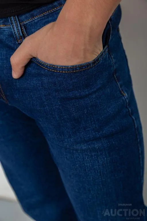 Джинсы мужские, цвет синий, 244R110 Де купити
