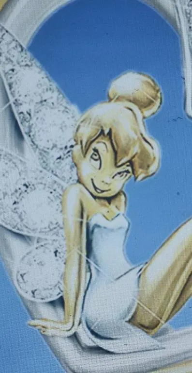 необычная  женская подвеска  підвіска эльф с крылышками на сердечке ml455 З аукціону