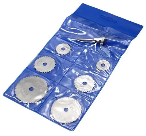 Отрезные пильные диски для бормашин. Фреза отрезная круглая для бормашин. В наборе 6 шт. + держатель З аукціону