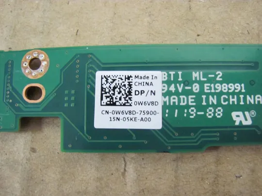 Купити №67-44 плата кнопки LED 0W6V8D для DELL PRECISION M4600 M6600 / M4600 оригінал
