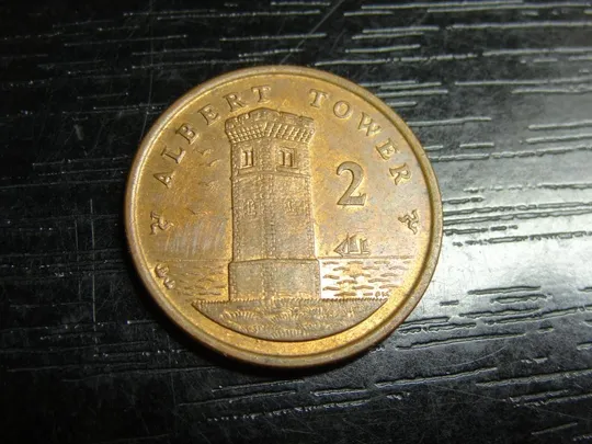 2 пенса 2005 AA  Мен Ціна