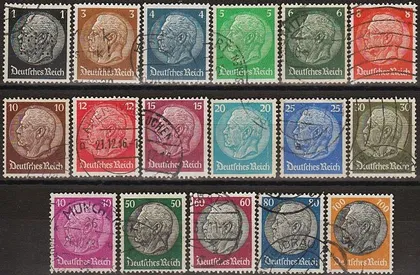 фото, 1934 - Рейх - Стандарт - Гінденбург Mi.512-28 _10,0 €