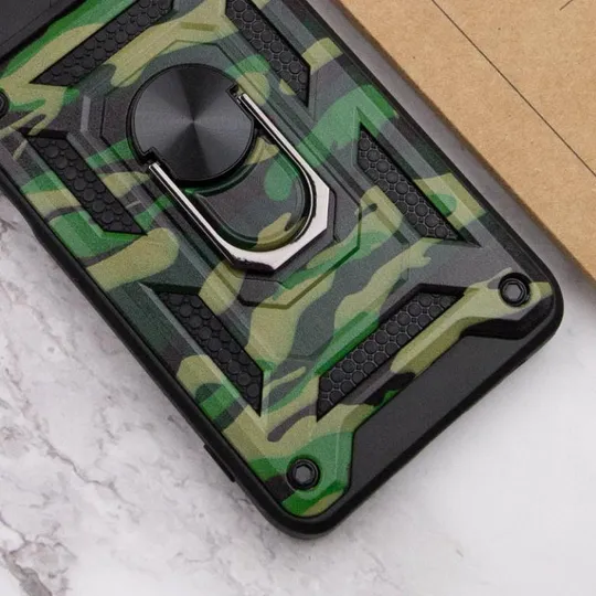 Ударопрочный чехол Camshield Serge Ring Camo для Xiaomi Redmi 10 Продаж
