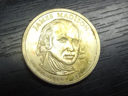 фото, 1 долар 2007 D США Джеймс Медісон