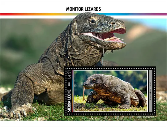 Сьерра Леоне-Вараны-2023.Чистый полный красивый комплект.MNH. Ціна