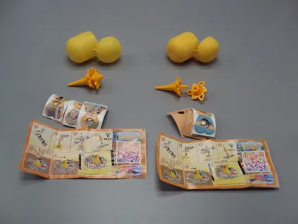 фото, Фигурка киндер сюрприз VU050D Ferrero юла дзига лот 2 шт №18599л