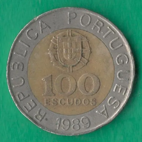 100 ескудо 1989 року Портуґалія [КВ] Ціна