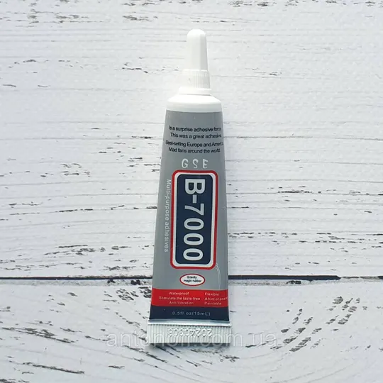 Клей B-7000 15мл силіконовий прозорий (в тюбику) Ціна