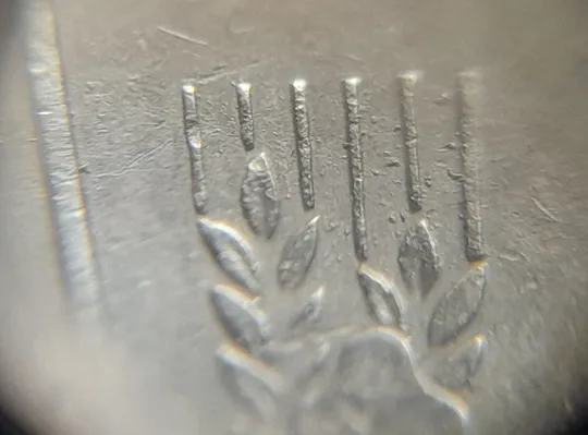 (7176) 50 копійок 1992 1ААм поворот + "сніжок" (багаточисельні викрошки на аверсі) (50 копеек 1992) Інтернет-аукціон