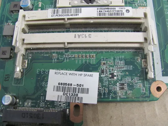 номер0163-12 материнська плата,Mainboard,Материнка,Основна плата,Системна плата,Плата системи,motherboard  680568-501 DA0R33MB6F1 для HP Pavilion G7 G7-2000  G6-2000 G4-2000 оригінал Продаж