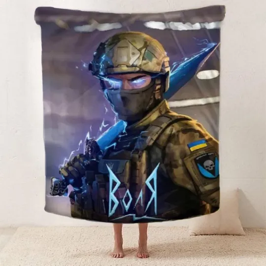 Купити Плед патриотический 3D &quot;Воля&quot; 2593_B 12124 135х160 см