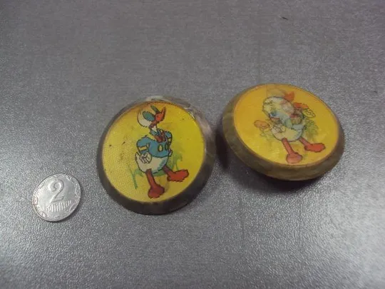 знак детский мультфильм утиные истории лот 2 шт №8110 Ціна