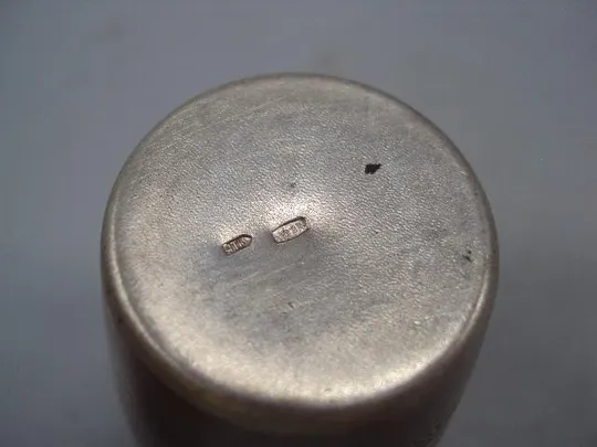 Рюмка стопка серебро 875 проба рюмки стопки вес 107,12 г высота 7,1см, диаметр 5,2см лот 2 шт №14301 Недорого