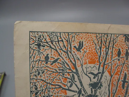 Открытка С праздником 8 марта природа птички на дереве худ. Б. Пармеев и Ю. Косоруков 1969 г №17942 З аукціону