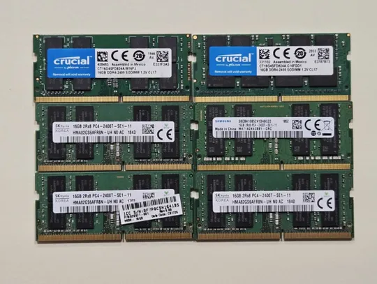 Пам&#039;ять для ноутбуків DDR4 16Gb 2400 SO-DIMM Samsung SK hynix Micron Ціна